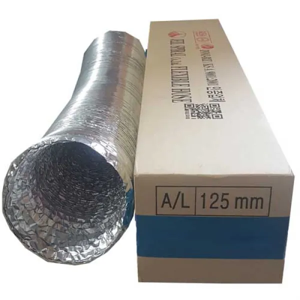 제조사사정에따라변경 은박 후렉시블 직경 (75mm~150mm) 5M 알루미늄 알루미늄덕트호스 환풍기자바라, 1개