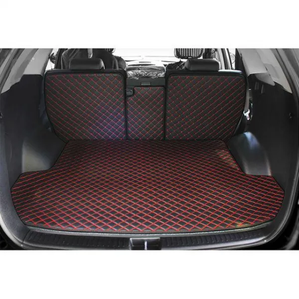 Yqb818861풀세트_싼타페 퀼팅가죽 트렁크매트 Cm Gmz_3d 와인