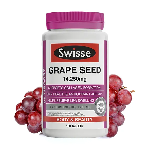 스위스 고함량 14250mg 포도씨 180정 Swisse Grape Seed 1개