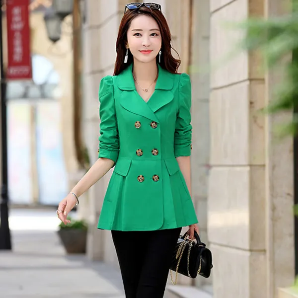 [루앤리] 여성 트렌치 코트 바바리코트 사파리 cab74 567956214411