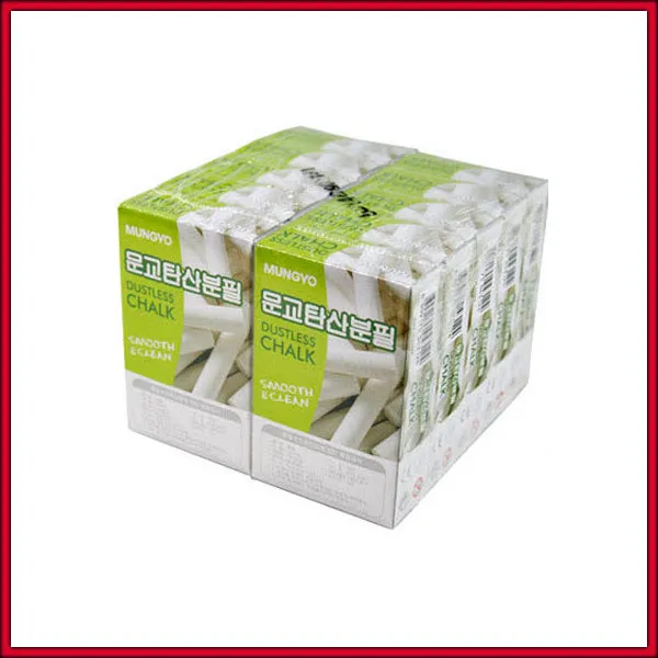 분교 탄산분필 백색 1BOX(1200본입), 황색-1박스