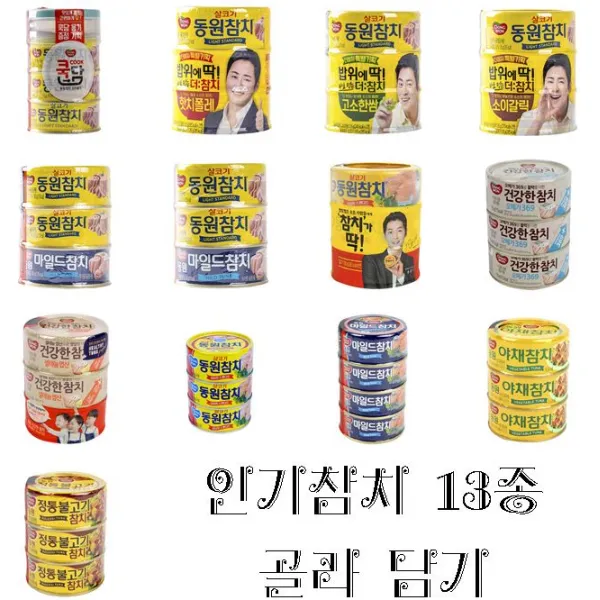 동원참치 살코기참치 야채참치 마일드참치 불고기참치 13종, 08_PS0_동원 정통불고기참치150g 3번들, 선택
