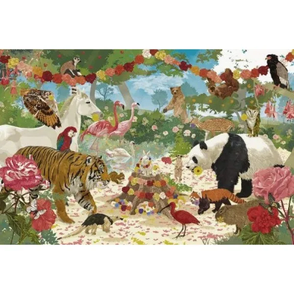 1000 피스 퍼즐 노려라 퍼즐의 달인 (사이토 주 한) 숲의 환영회 (50x75cm)