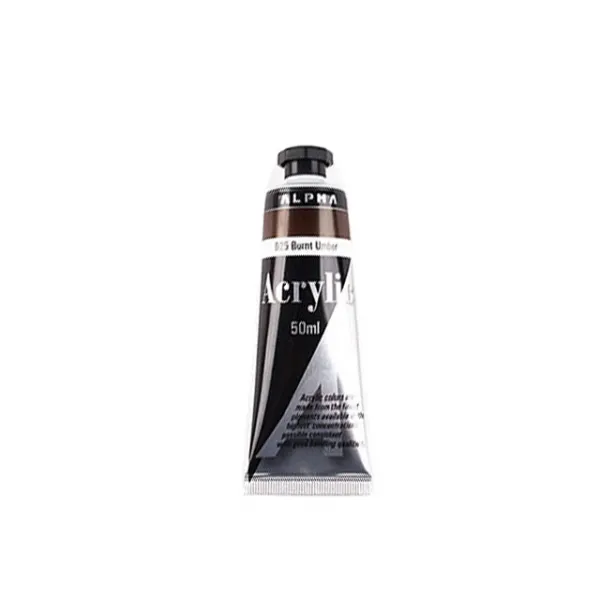 [알파] 알파아크릴물감 50ml 낱색 형광.펄 색상선택 - 아크릴칼라 아크릭, 980 Fluorescent Red