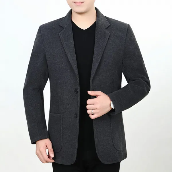 도깨비몰 중년 남성 정장 자켓 캐주얼 두툼 봄 겨울 무지 루즈 출근룩 직장인whaat 523093808267