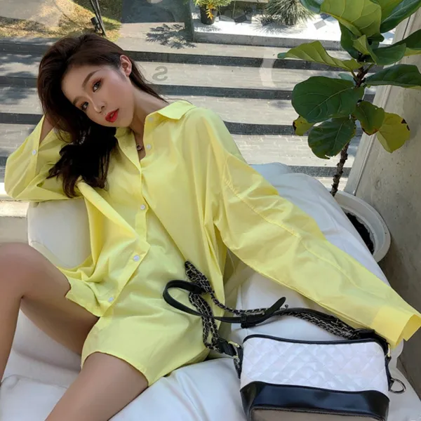  제로의옷장 여성셔츠 무지 블라우스 심플 Ba0304l04