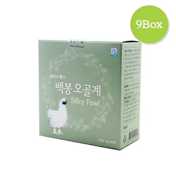 웰빙앤헬스 백봉오골계. 9Box (3개월분)