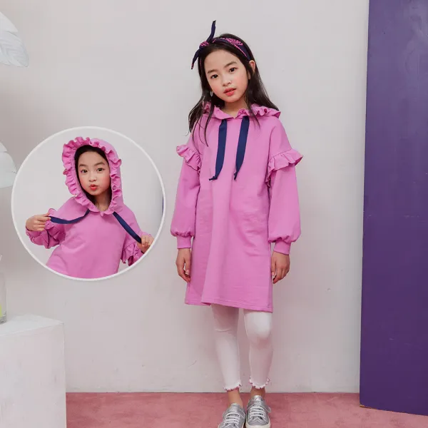 체리블랑 여아용 로라후드원피스. 원피스