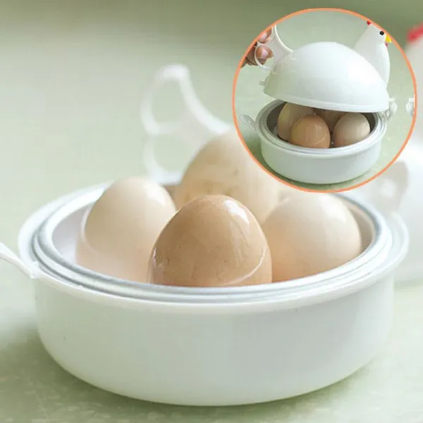에스제이 주방용품 식기 밥그릇 공기 꼬꼬 계란삶기 4구 조리용품 후라이팬 냄비, 단일 모델명/품번