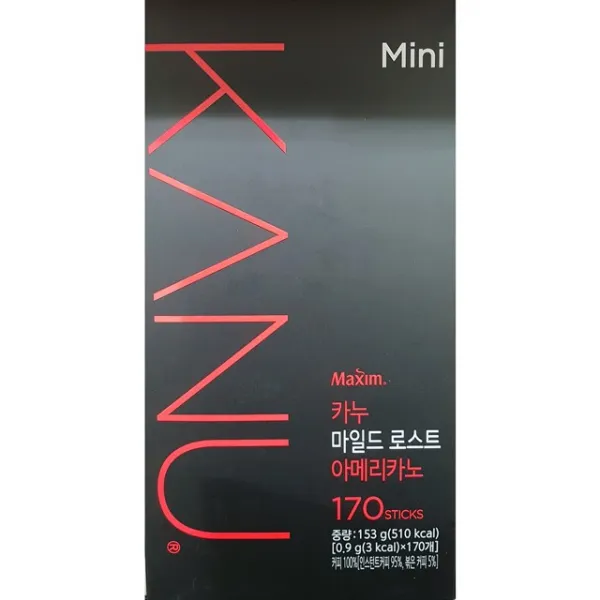 Maxim 맥심 카누 미니 마일드로스트 아메리카노 170개입, 단품