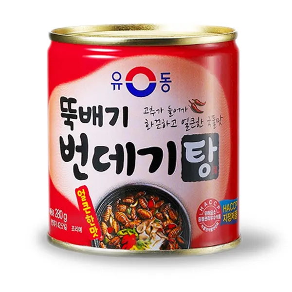 유동 뚝배기 번데기탕 얼큰한맛 280g x10캔, 유동 뚝배기번데기탕 얼큰한맛 280g, 10캔