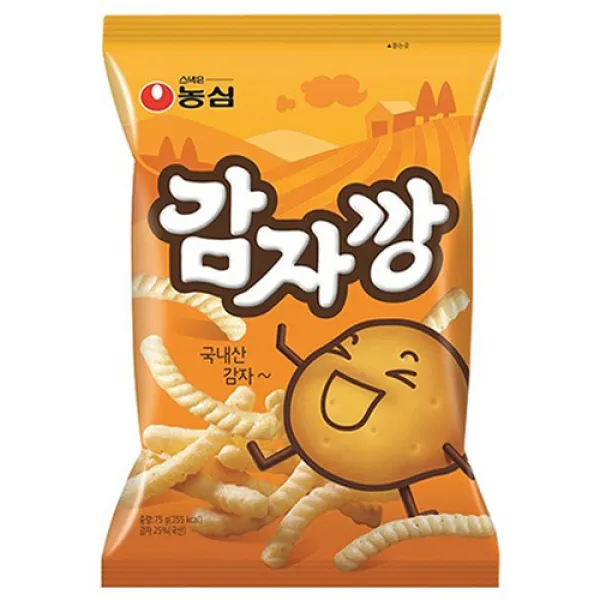 농심 감자깡, 75g, 10개