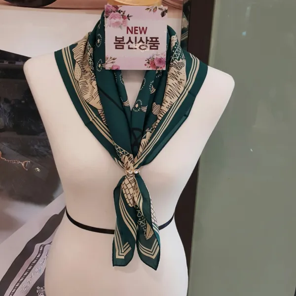 알다 봄 가을 간단 산뜻하게 포인트 연출~ 사각 올리비아 스카프