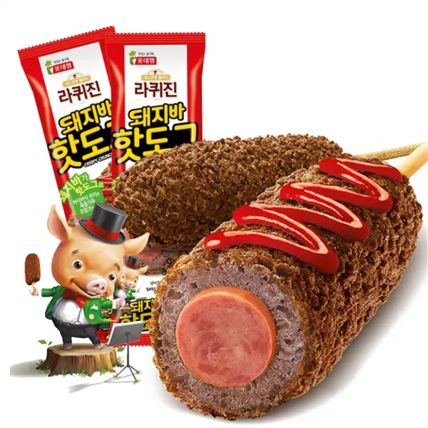 롯데푸드 라퀴진 돼지바핫도그 75g x 12개