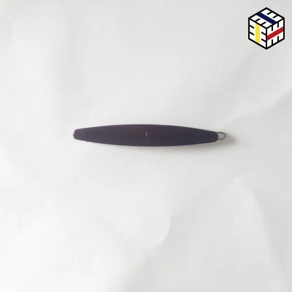 자개 헤어 실핀 헤어핀 오렌지 우아한 아세트산 시트 퓨어 컬러 한 레터링