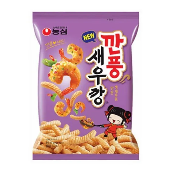 농심 깐풍 새우깡 80gX20봉 한박스 무료배송, 농심 깐풍새우깡 80g, 단품