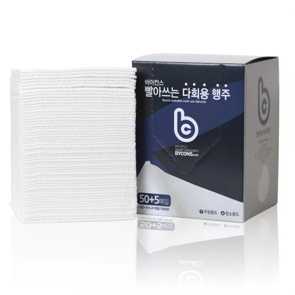 바이컨스 빨아쓰는 다회용행주, 55개입, 1개