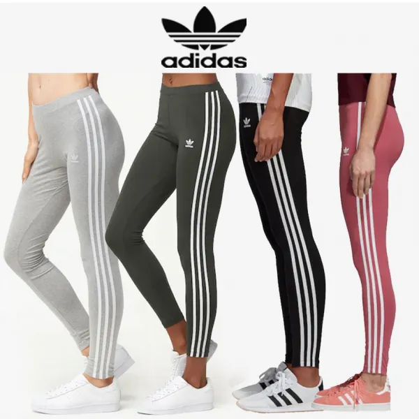 [해외] 미국정품 아디다스 adidas Originals Adicolor 3 Stripe Leggings 여자 스트라이프 컬러 레깅스