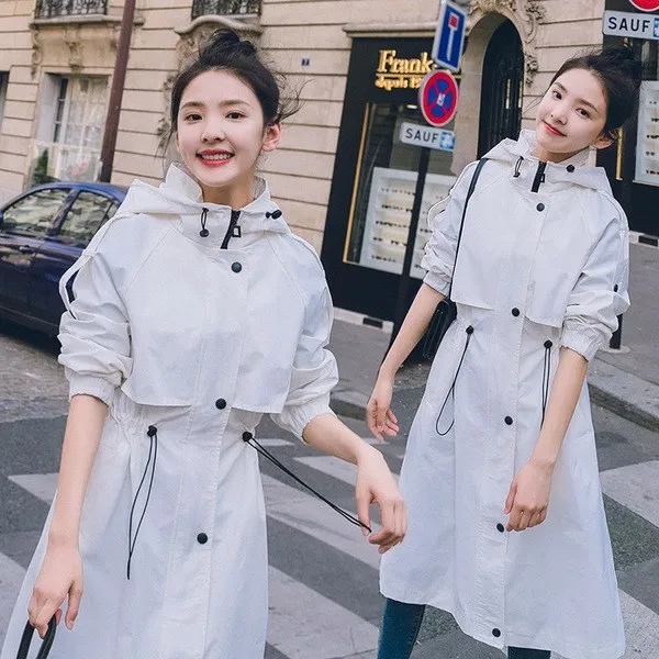 해외직구 박시핏 히든 후드 코트