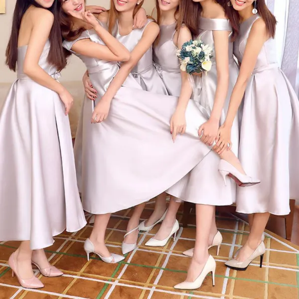 청명 봄 가을 여성 여자 새틴 샤틴 스커트 예쁜 치마 하의 274 Rbazy4