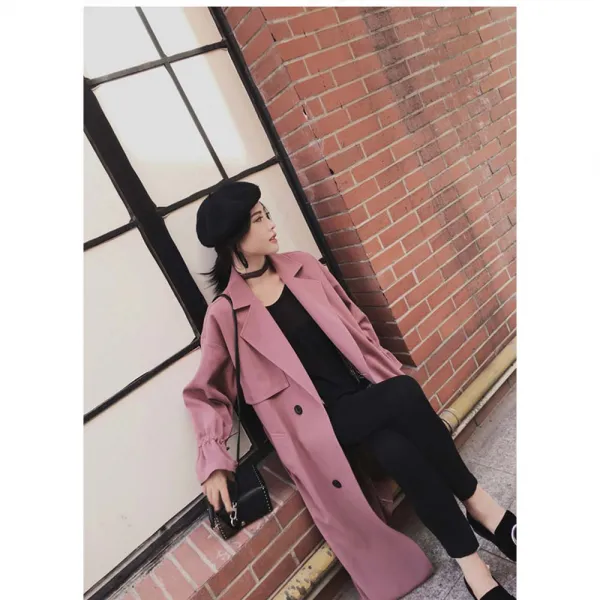 Zx 2019 봄 루즈핏 하프 트렌치코트 A02