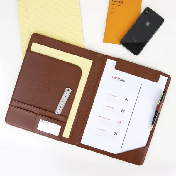 아인텍 프리미엄 자석 바인더 브라운 H9764 1개 