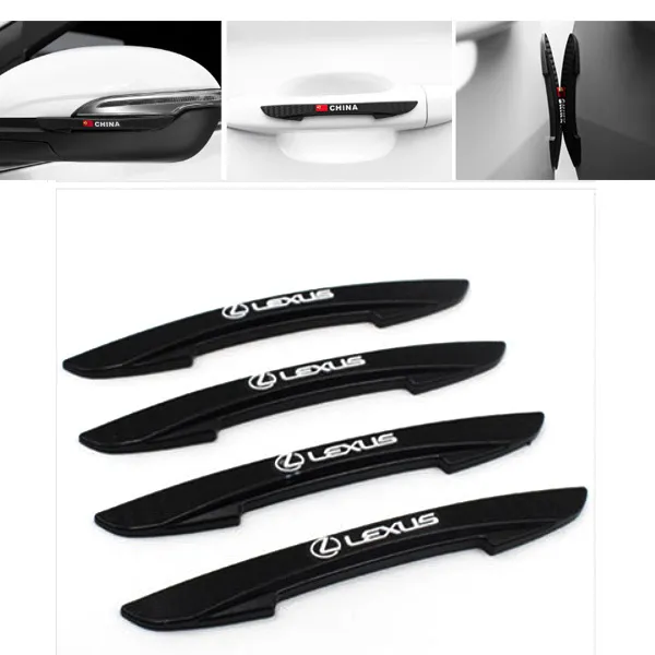 렉서스 카본도어가드 렉서드도어가드 실리콘 블랙카본 문콕방지 카본스타일 렉서스용품