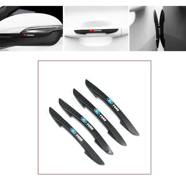 포드 카본도어가드 포드도어가드 실리콘 블랙카본 문콕방지 카본스타일 포드용품