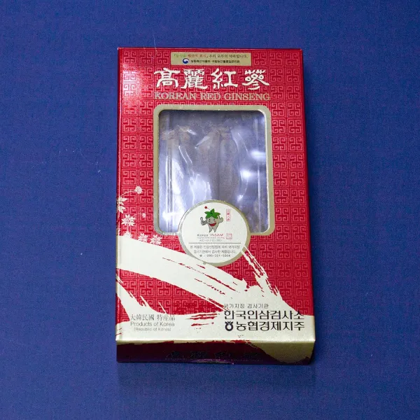 농협검사품 고려홍삼 6년근 중편 건홍삼 건삼 말린인삼, 300g, 1box