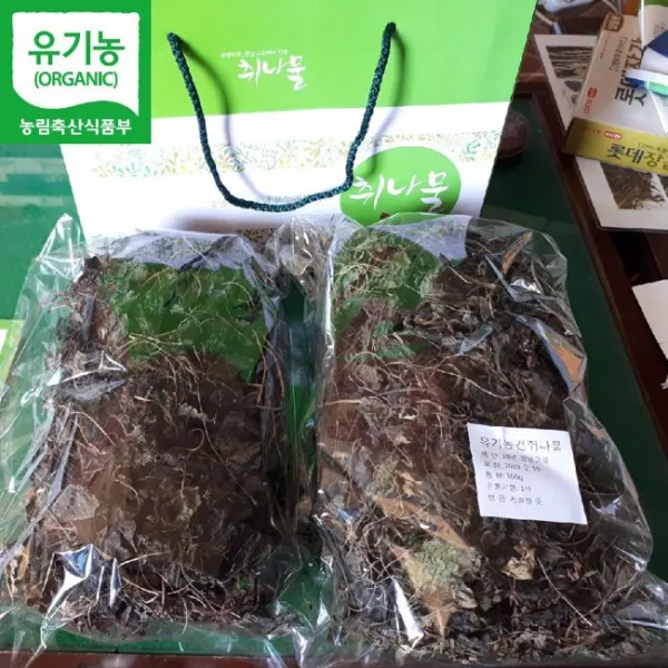 취나물 고성 유기농 생취나물 봄나물 산나물, 1box, 건취나물 100g×2봉