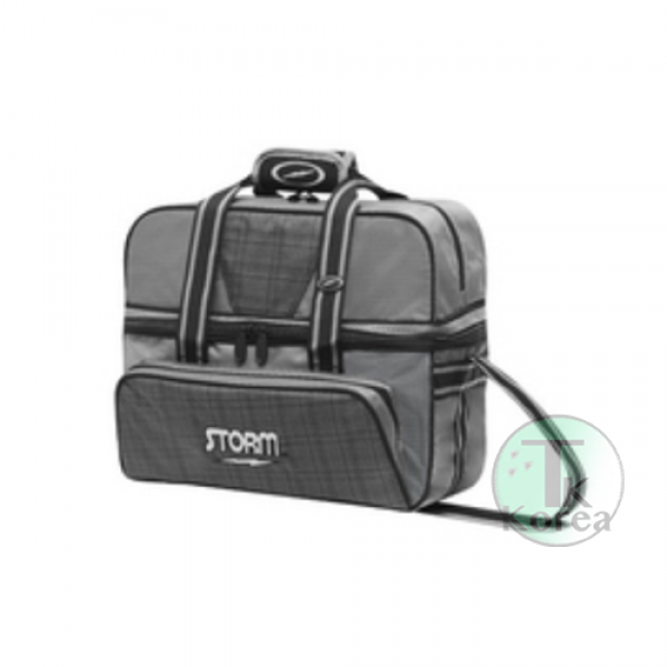 진승무역 스톰2볼 디럭스 도트백 그레이