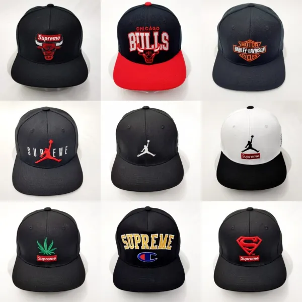 코코로맨틱 슈프림 시카고불스 할리데이비슨 슈퍼맨 스냅백 9종 모음