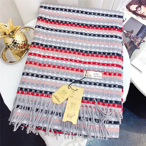 원픽 2019년 봄신상 여성 가을 겨울 격자 스카프 머플러