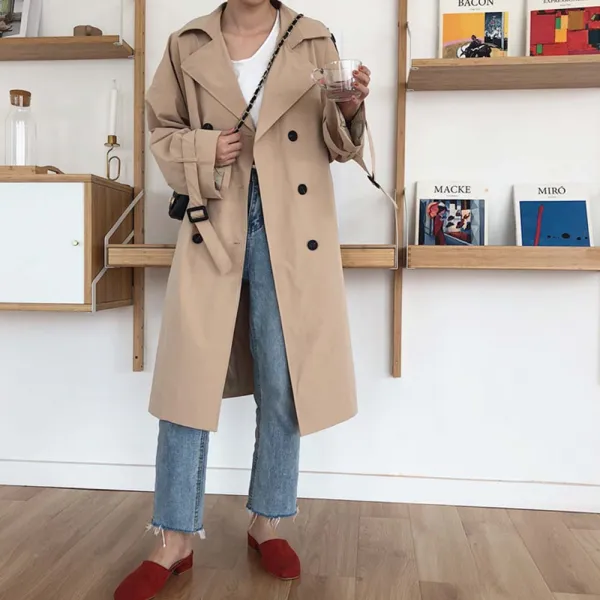 Zx 2019 봄 더블 하프 트렌치 A02