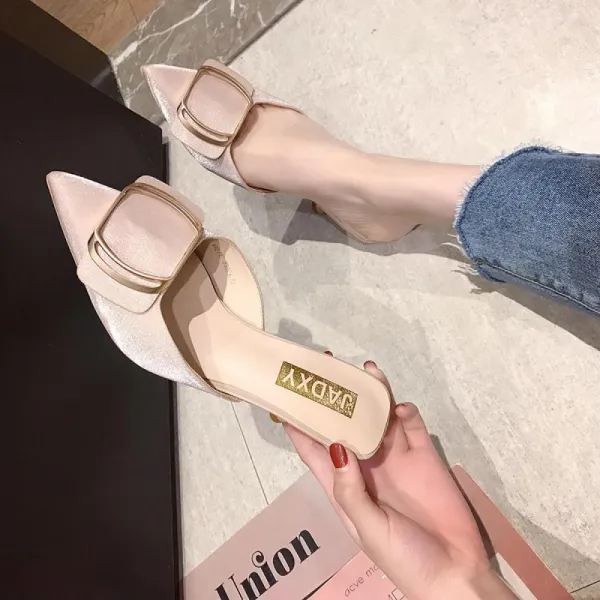 블랑봉봉 여성단화 베이직 플랫슈즈 뮬 블로퍼 2 Sfaku