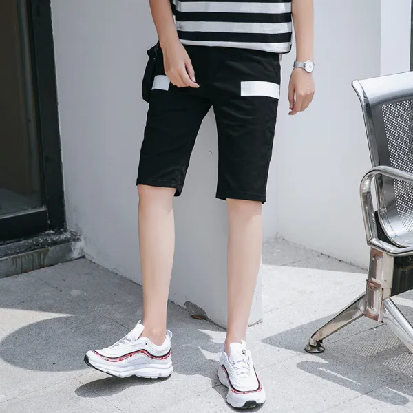  스텔라 남성반바지 캐주얼반바지 면반바지 5부반바지 밴딩반바지 면스판 신상반바지 빅사이즈q14