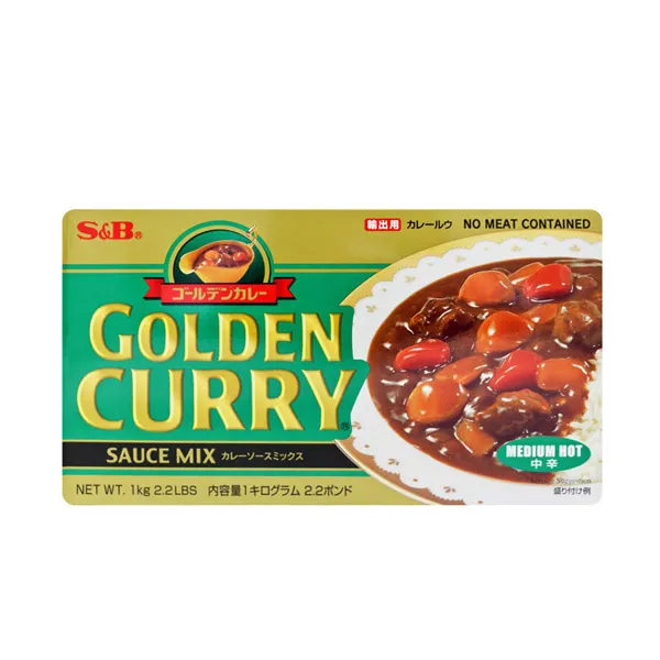 일본 식자재 모노링크 골든카레 중간맛 1kg X 2개