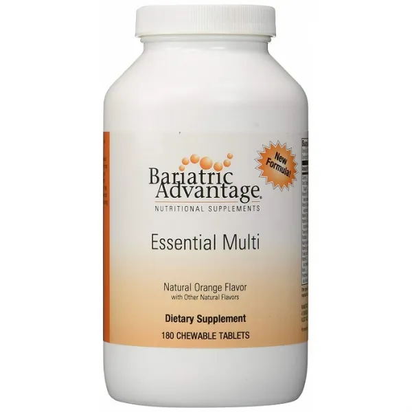 bariatric 이점 완전한 씹기 편한 multivitamin - 180 조사 오렌지, 1