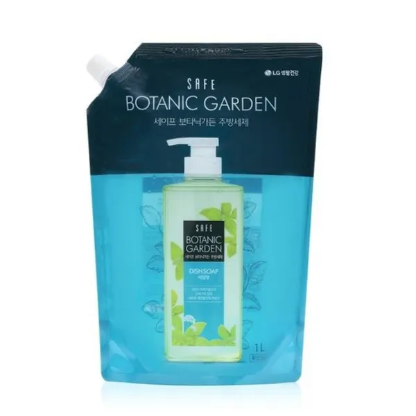에스제이 청소용품 세탁용품 정리용품 Lg 세이프 보타닉가든 바질 리필 1000ml 1개입 휴지통 정리함 건조대