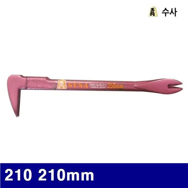 수사 2650173 컬러S-바 210 210mm 170g (1EA) 수사 망치 빠루 공구 작업공구 빠루, 단일상품