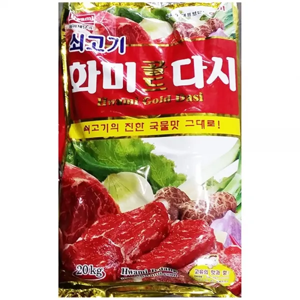 [ALJ_7402558] 쇠고기다시(화미 20K) 요리용다시다 20KG다시다 다시다 골드다시다 쇠고기다시다, 단일상품