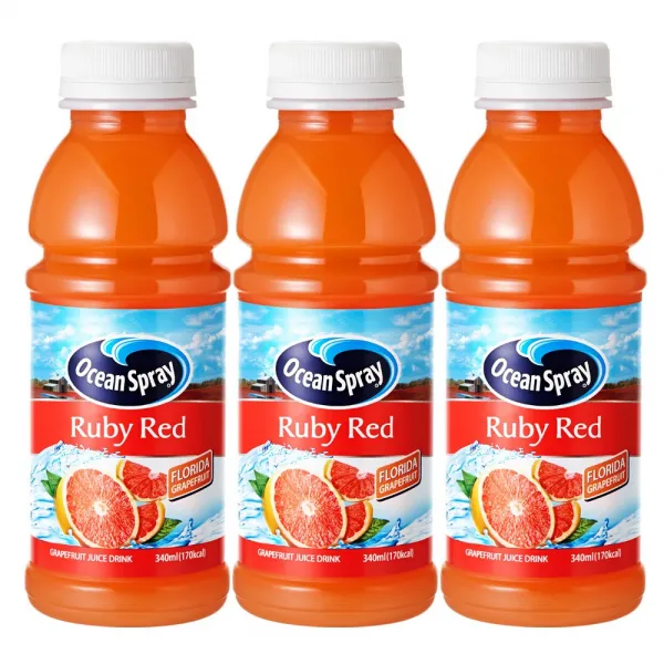 오션스프레이 루비레드자몽쥬스 340ml x 24개(1박스) 자몽주스 주스 음료, 24개