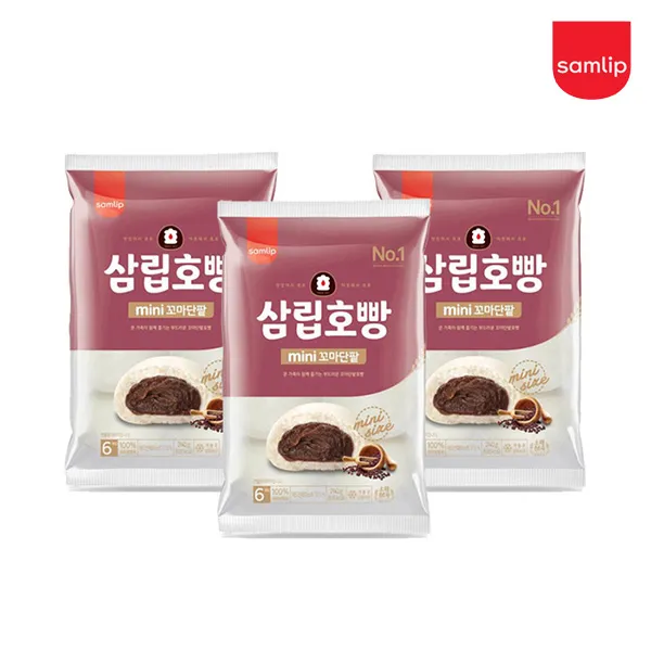 SPC삼립 냉동 꼬마호빵 단팥 6입 x 10봉, 단품