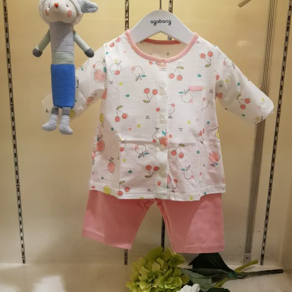 아가방 친구칠구7900원 여름 베이비페어! 칠부가 정말좋아 칠부셋뜌! 봄 여름 초가을까지 요걸루 쭉! 어쩜 외출나가도 실내복인줄 몰라몰라