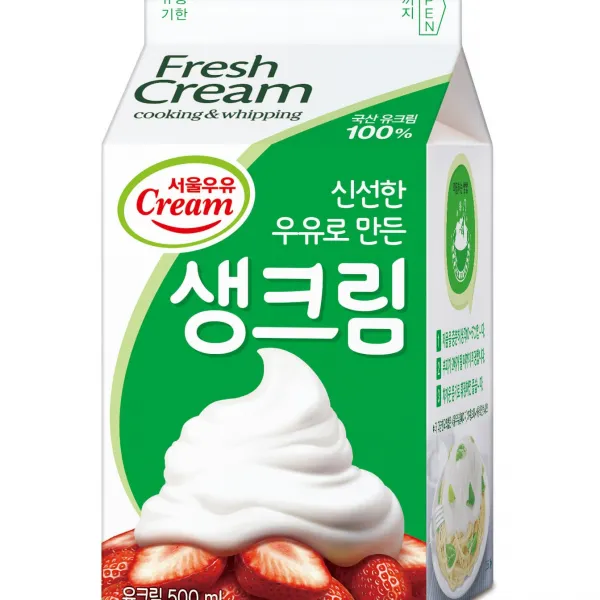 서울우유 생크림500ML+(아이스바스+아이스팩)1ea패키지, 1Ea, 500ml