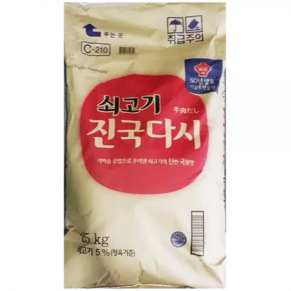 [ALY_7402562] 진국다시(대상 25K) 다시다포대 분말다시다 식당용다시다 다시다 요리용다시다, 단일상품