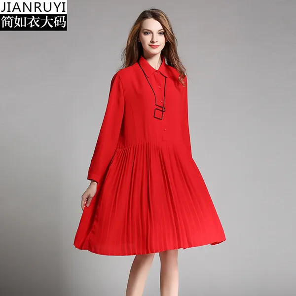 스마트셀러 놀멍직구 여성 빅사이즈 박시핏 셔링 원피스