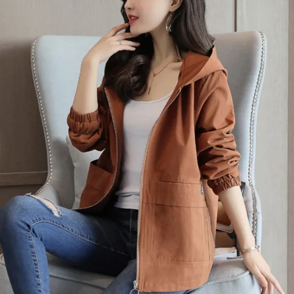 여성 바람막이점퍼 사파리 트렌치 캐주얼코트 바바리 빅사이즈 Xw27