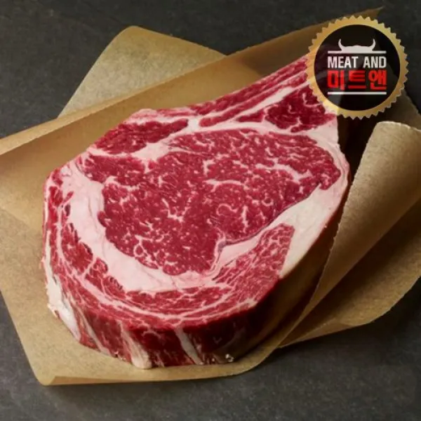  미트앤 드라이에이징20일 프리미엄 토마호크스테이크 500g내외 미국산+ 스테이크 시즈닝 1팩