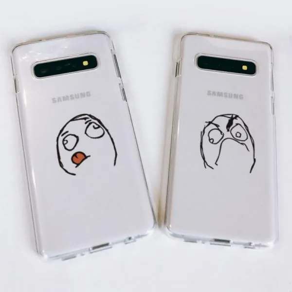 갤럭시s10/S10+/S10e Memesfaces 소프트젤리케이스 아칸 기종선택:갤럭시s7엣지 / 디자인선택:흠